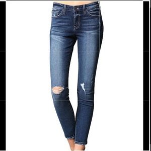 Flying money skinny jeans